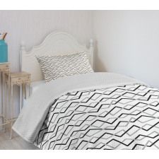 Angled Stripes Bedspread Set