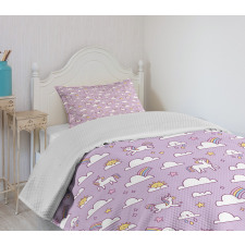 Rainbow Animals Bedspread Set