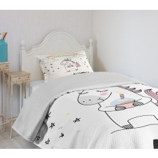 Cheerful Birthday Bedspread Set