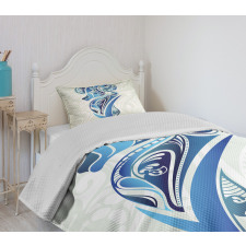 Blue Ram Bedspread Set
