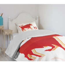 Animal and Stars Bedspread Set