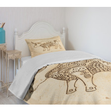 Ornate Ox Bedspread Set