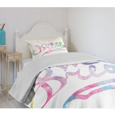 Happiness Youth Themes Bedspread Set