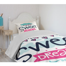 Cartoon Clouds Bedspread Set