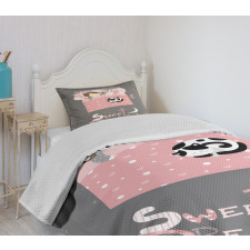 Girl with a Bunny Bedspread Set