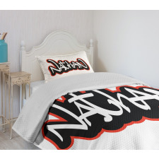 Boys Name Graffito Art Bedspread Set