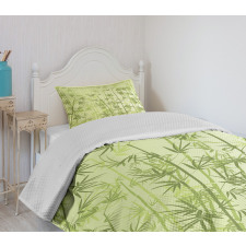 Tropical Growth Forest Bedspread Set