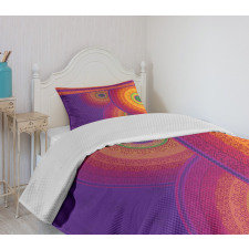 Colorful Mandala Motif Bedspread Set