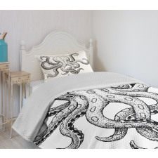 Sea Animal Artwork Bedspread Set