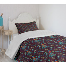 Mermaid Style Bedspread Set