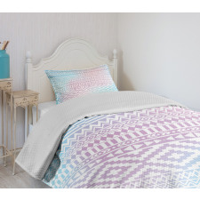 Triangles Zigzag Stripes Bedspread Set