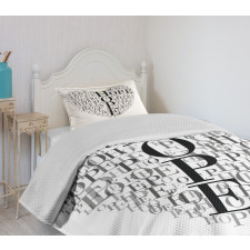 Heart Shaped Hope Word Bedspread Set