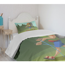 Outdoor Activity Hike Bedspread Set