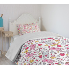 Japanese Kids Cartoon Bedspread Set