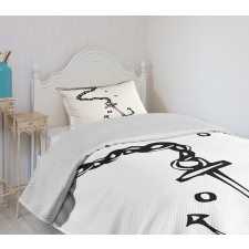 Nautical Chains Image Bedspread Set