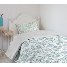 Peppermint Foliage Dot Bedspread Set