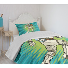 Astronaut Athlete Sports Bedspread Set