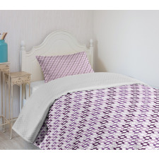 Swirling Floral Style Bedspread Set