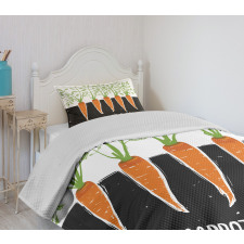 Growing Carrots Bedspread Set