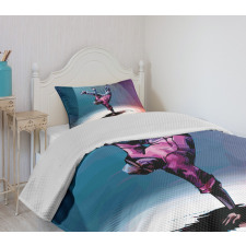 Break Dancer Sketch Bedspread Set