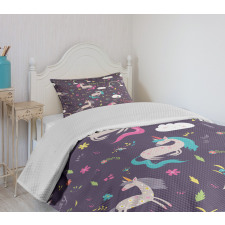 Unicorn Happy Day Bedspread Set