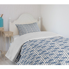 Messy Waves Triangles Bedspread Set