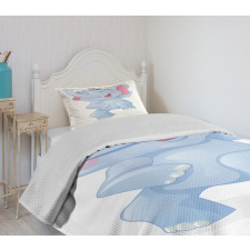 Funny Happy Cartoon Bedspread Set