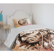 American Native Sketch Bedspread Set