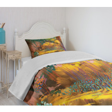 Hypnotic Jungle Plants Bedspread Set