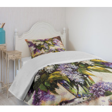 Impressionist Oil Paint Bedspread Set