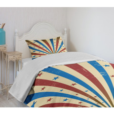 Flag Color Background Bedspread Set