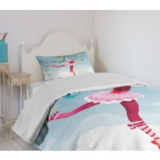 Juggler Woman Trapeze Bedspread Set