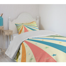 Rainbow Background Art Bedspread Set