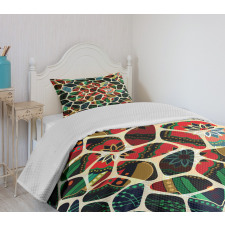 Floral Mosaic Bedspread Set