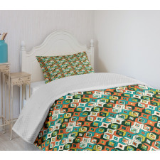 Boho Abstract Bedspread Set