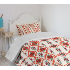 Aztec Folk Art Bedspread Set