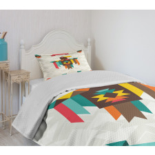 Folk Totem Eagle Bedspread Set