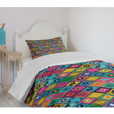 Boho Patchwork Bedspread Set