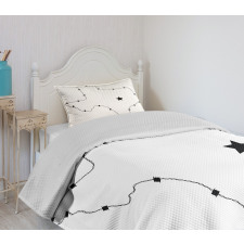Barbed Wire Map Bedspread Set