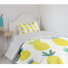 Pattern of Fruits Bedspread Set