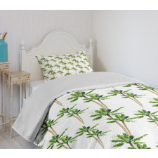 Forest in Watercolors Bedspread Set