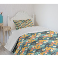 Abstract Garden Doodle Bedspread Set