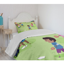 Friends Basketball Bedspread Set