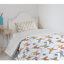 Tropical Exotic Wildlife Bedspread Set