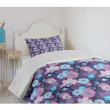 Fantasy Peony Hibiscus Bedspread Set