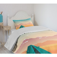 Travel Tent Mountains Bedspread Set