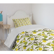 Bloomeless Lemon Tree Bedspread Set