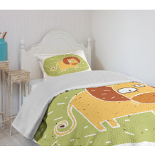 Zoo Animal Nursery Art Bedspread Set