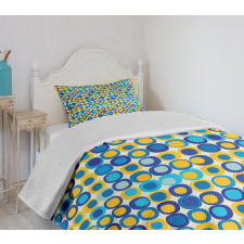 Circular Motifs Bedspread Set