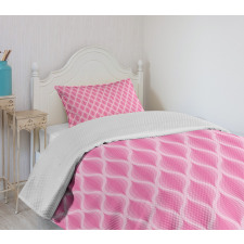 Pastel Ogee Line Bedspread Set